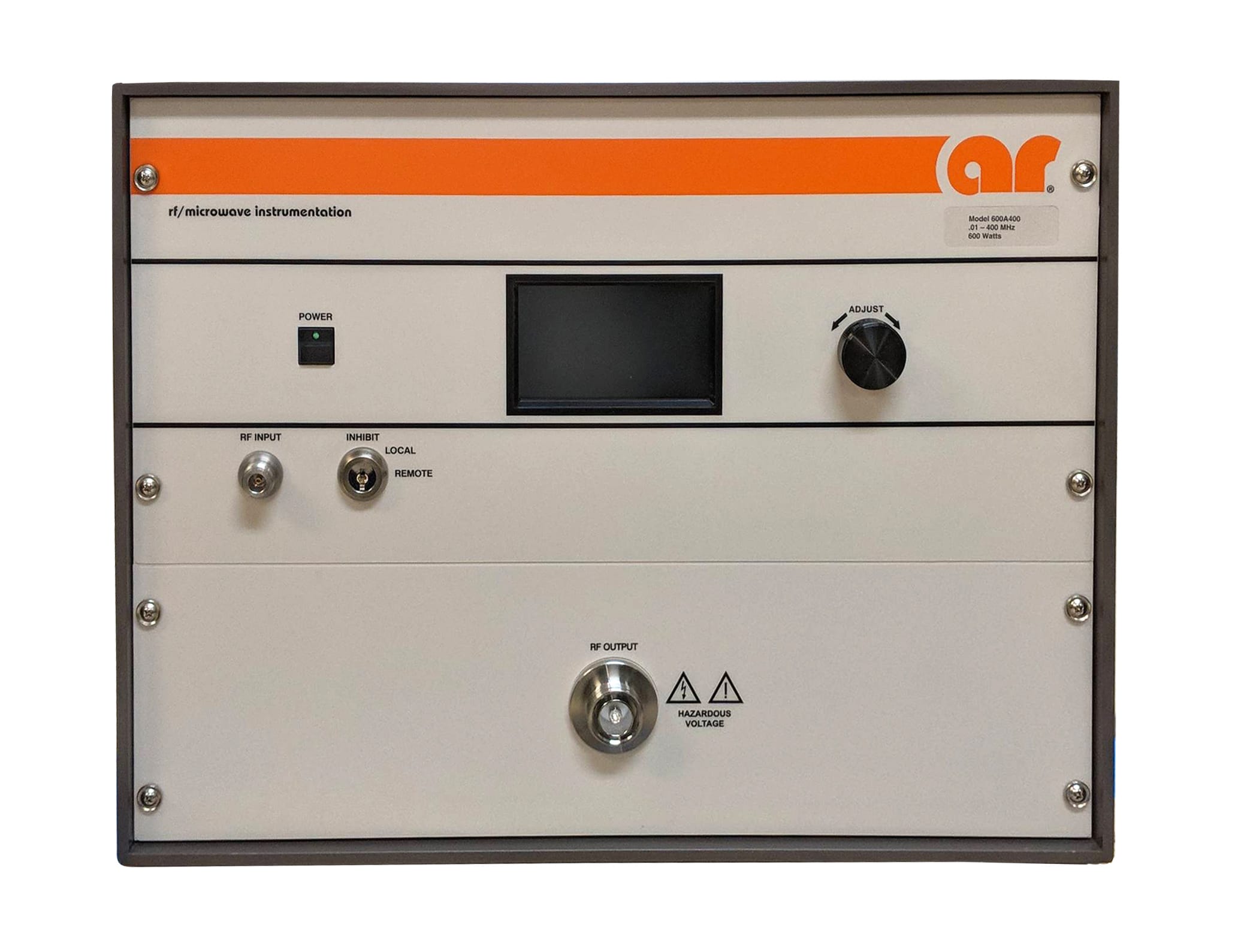 Amplifier Research 600A400 CW Solid State RF Amplifier | 10 kHz to 400 MHz, 600 W