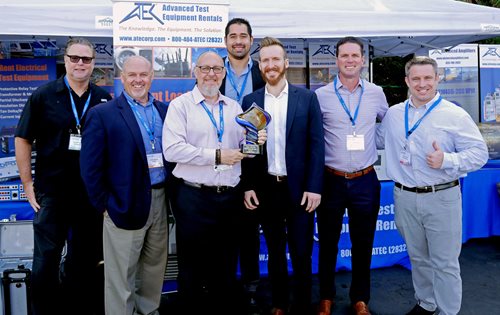 Left to right: Robert Hanson, Chris Reed, Michael Nolan, Gabe Alcala, Jamison Berg, Peter O' Brien, and Ben Jackson